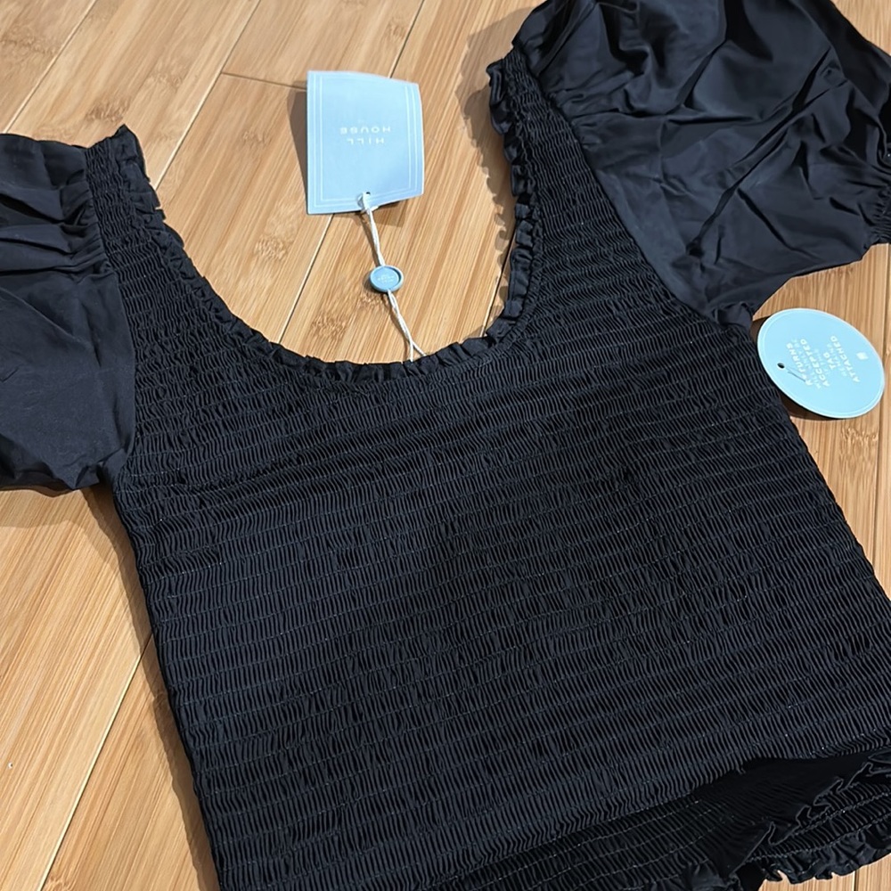 Hill House The Aiko Nap Top Black